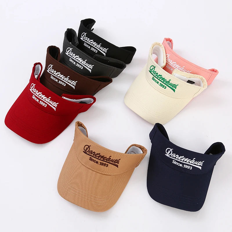 Summer Sun Hats Men Women Cotton Adjustable Visor UV Protection Top Empty Sport Tennis Golf Running Sunscreen Baseball Cap Summer Sun Hats Men Women Cotton Adjustable Visor UV Protection Top Empty Sport Tennis Golf Running Sunscreen Baseball Cap